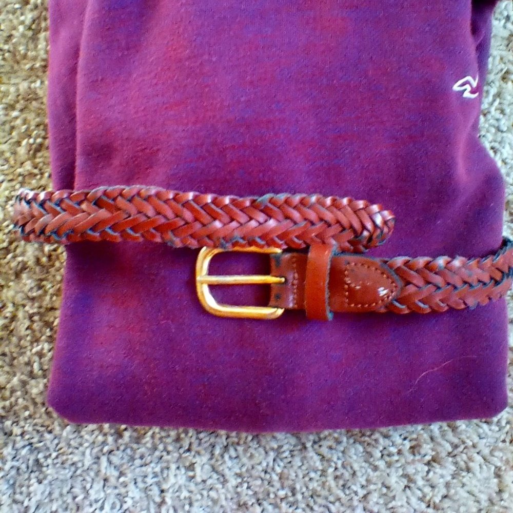 Child leather belt